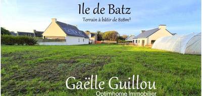 Terrain seul à Île-de-Batz en Finistère (29) de 828 m² à vendre au prix de 139000€ - 1