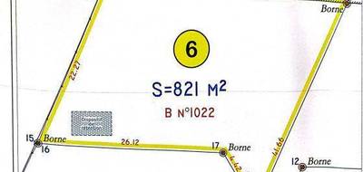 Terrain seul à Saint-Césaire-de-Gauzignan en Gard (30) de 821 m² à vendre au prix de 126500€ - 4