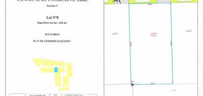 Terrain seul à Camblain-l'Abbé en Pas-de-Calais (62) de 626 m² à vendre au prix de 80000€ - 2