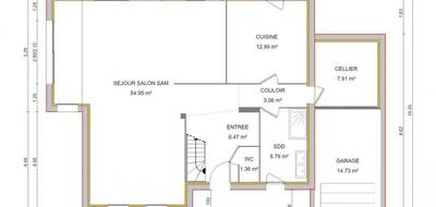 Programme terrain + maison à Jouy-le-Moutier en Val-d'Oise (95) de 538 m² à vendre au prix de 536625€ - 3