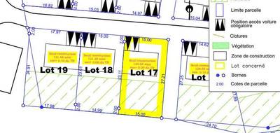 Terrain seul à Vibraye en Sarthe (72) de 407 m² à vendre au prix de 17000€ - 2