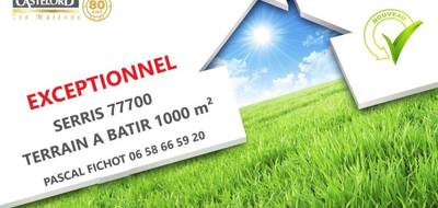 Terrain seul à Chanteloup-en-Brie en Seine-et-Marne (77) de 1000 m² à vendre au prix de 590000€ - 1