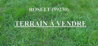 Terrain seul à Rosult en Nord (59) de 1036 m² à vendre au prix de 149500€ - 1