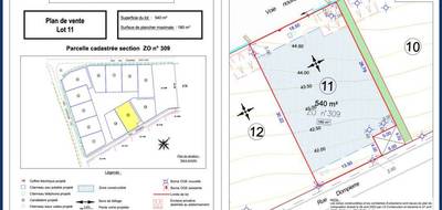 Terrain seul à Pléboulle en Côtes-d'Armor (22) de 542 m² à vendre au prix de 62601€ - 3