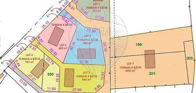 Terrain seul à Gannat en Allier (03) de 910 m² à vendre au prix de 34000€ - 3