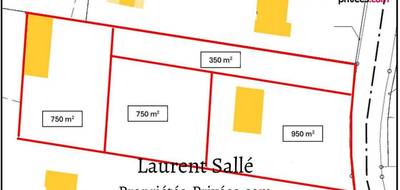 Terrain seul à Questembert en Morbihan (56) de 2783 m² à vendre au prix de 295000€ - 1