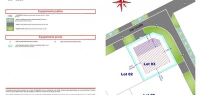 Terrain seul à Loon-Plage en Nord (59) de 412 m² à vendre au prix de 93500€ - 1