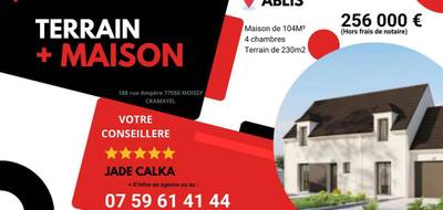 Programme terrain + maison à Dourdan en Essonne (91) de 230 m² à vendre au prix de 256000€ - 1