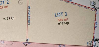 Terrain seul à Marzan en Morbihan (56) de 541 m² à vendre au prix de 71800€ - 2