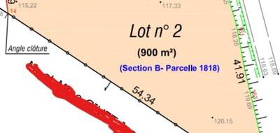 Terrain seul à Lisle en Dordogne (24) de 900 m² à vendre au prix de 15000€ - 1