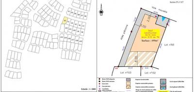 Terrain seul à La Flèche en Sarthe (72) de 499 m² à vendre au prix de 42000€ - 2