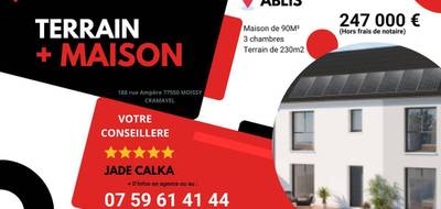 Programme terrain + maison à Dourdan en Essonne (91) de 230 m² à vendre au prix de 247000€ - 1