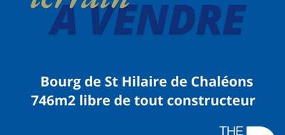 Terrain seul à Saint-Hilaire-de-Chaléons en Loire-Atlantique (44) de 746 m² à vendre au prix de 97000€ - 1