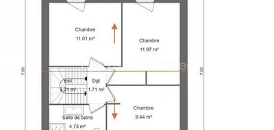 Terrain seul à Nemours en Seine-et-Marne (77) de 398 m² à vendre au prix de 29500€ - 4