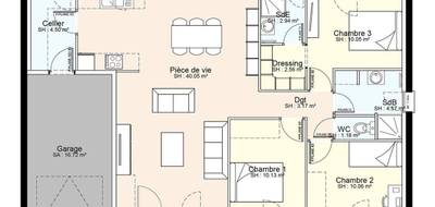 Programme terrain + maison à Puyravault en Charente-Maritime (17) de 350 m² à vendre au prix de 195500€ - 3