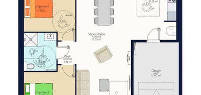 Programme terrain + maison à Montrevault-sur-Èvre en Maine-et-Loire (49) de 660 m² à vendre au prix de 198500€ - 3