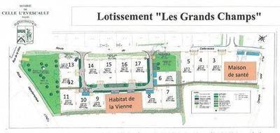 Programme terrain + maison à Celle-Lévescault en Vienne (86) de 635 m² à vendre au prix de 143981€ - 3