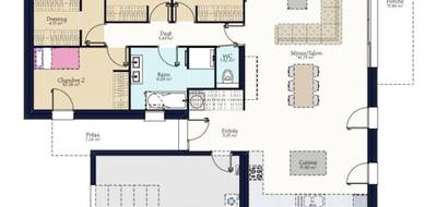 Programme terrain + maison à Fontevraud-l'Abbaye en Maine-et-Loire (49) de 381 m² à vendre au prix de 318980€ - 4