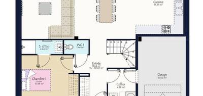 Programme terrain + maison à La Ménitré en Maine-et-Loire (49) de 766 m² à vendre au prix de 327430€ - 3