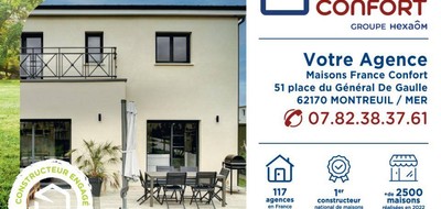 Terrain seul à Étaples en Pas-de-Calais (62) de 556 m² à vendre au prix de 77800€