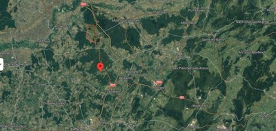 Terrain seul à Le Deschaux en Jura (39) de 1460 m² à vendre au prix de 34000€