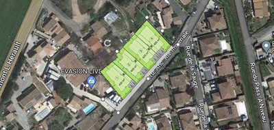 Terrain seul à Paulhan en Hérault (34) de 420 m² à vendre au prix de 124900€