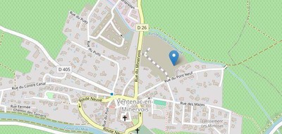 Terrain seul à Ventenac-en-Minervois en Aude (11) de 444 m² à vendre au prix de 59000€