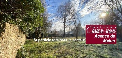 Terrain seul à Saint-Fargeau-Ponthierry en Seine-et-Marne (77) de 1099 m² à vendre au prix de 259000€