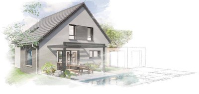 Programme terrain + maison à Bouxwiller en Bas-Rhin (67) de 427 m² à vendre au prix de 298200€