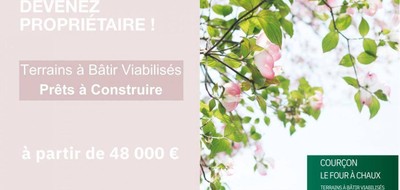 Terrain seul à Courçon en Charente-Maritime (17) de 367 m² à vendre au prix de 60500€