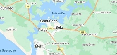 Terrain seul à Belz en Morbihan (56) de 340 m² à vendre au prix de 150000€