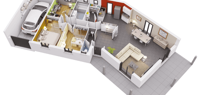 Programme terrain + maison à Tullins en Isère (38) de 1000 m² à vendre au prix de 341400€ - 2