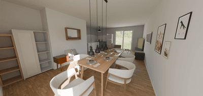 Programme terrain + maison à Saint-Trivier-sur-Moignans en Ain (01) de 700 m² à vendre au prix de 293900€ - 1