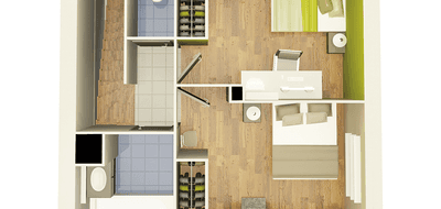 Programme terrain + maison à Coublevie en Isère (38) de 706 m² à vendre au prix de 417900€ - 3