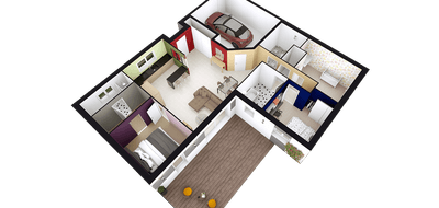 Programme terrain + maison à Bourguignon-sous-Montbavin en Aisne (02) de 109 m² à vendre au prix de 206001€ - 4