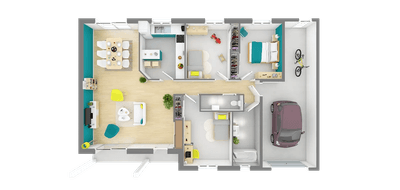 Programme terrain + maison à La Merlatière en Vendée (85) de 109 m² à vendre au prix de 234417€ - 4