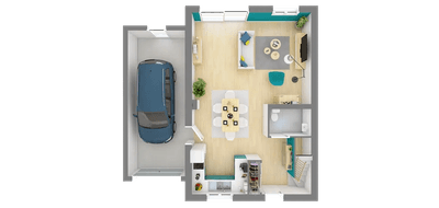 Programme terrain + maison à Talange en Moselle (57) de 81 m² à vendre au prix de 303128€ - 4