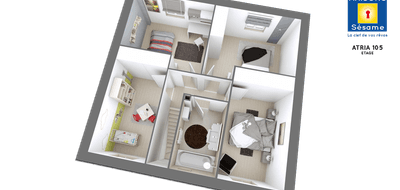Programme terrain + maison à Montgeron en Essonne (91) de 105 m² à vendre au prix de 285000€ - 4