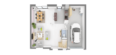 Programme terrain + maison à Homécourt en Meurthe-et-Moselle (54) de 110 m² à vendre au prix de 310211€ - 4