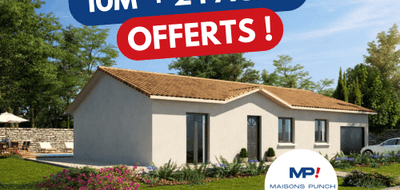 Programme terrain + maison à Massieux en Ain (01) de 98 m² à vendre au prix de 374500€ - 1