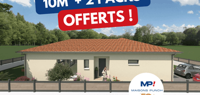 Programme terrain + maison à Pralong en Loire (42) de 100 m² à vendre au prix de 235000€ - 2