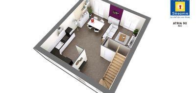 Programme terrain + maison à Savigny-sur-Orge en Essonne (91) de 90 m² à vendre au prix de 321000€ - 3