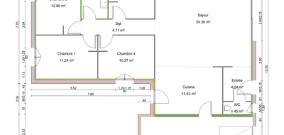 Programme terrain + maison à Brindas en Rhône (69) de 111 m² à vendre au prix de 513500€ - 3