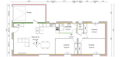 Programme terrain + maison à Saint-Savin en Isère (38) de 83 m² à vendre au prix de 280000€ - 4