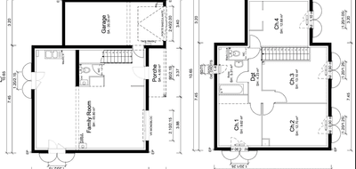 Programme terrain + maison à Châtillon-sur-Chalaronne en Ain (01) de 107 m² à vendre au prix de 257900€ - 4