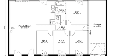 Programme terrain + maison à Saint-Jean-de-Bournay en Isère (38) de 101 m² à vendre au prix de 223700€ - 4