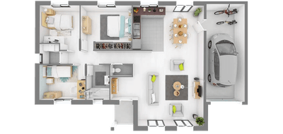 Programme terrain + maison à Réméréville en Meurthe-et-Moselle (54) de 87 m² à vendre au prix de 243873€ - 4