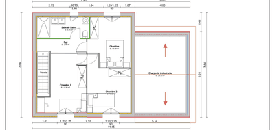 Programme terrain + maison à Feyzin en Rhône (69) de 133 m² à vendre au prix de 322000€ - 4