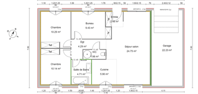 Programme terrain + maison à Brégnier-Cordon en Ain (01) de 74 m² à vendre au prix de 218596€ - 1