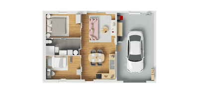 Programme terrain + maison à Fontevraud-l'Abbaye en Maine-et-Loire (49) de 720 m² à vendre au prix de 146832€ - 3